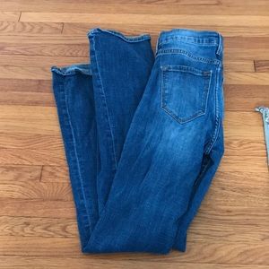 High rise flare jeans